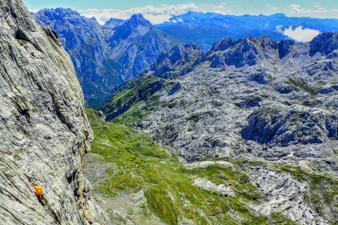 escalada en picos de europa